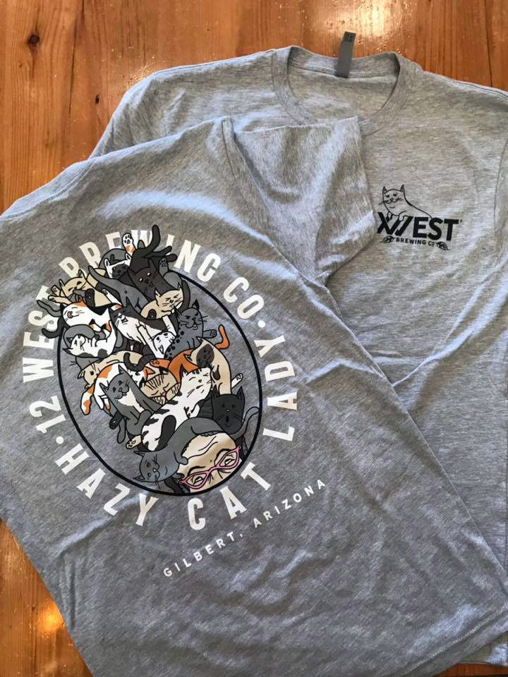 HAZY CAT LADY T-SHIRTS Our Hazy Cat Lady Series t-shirt is finally here. Available at the taproom only.