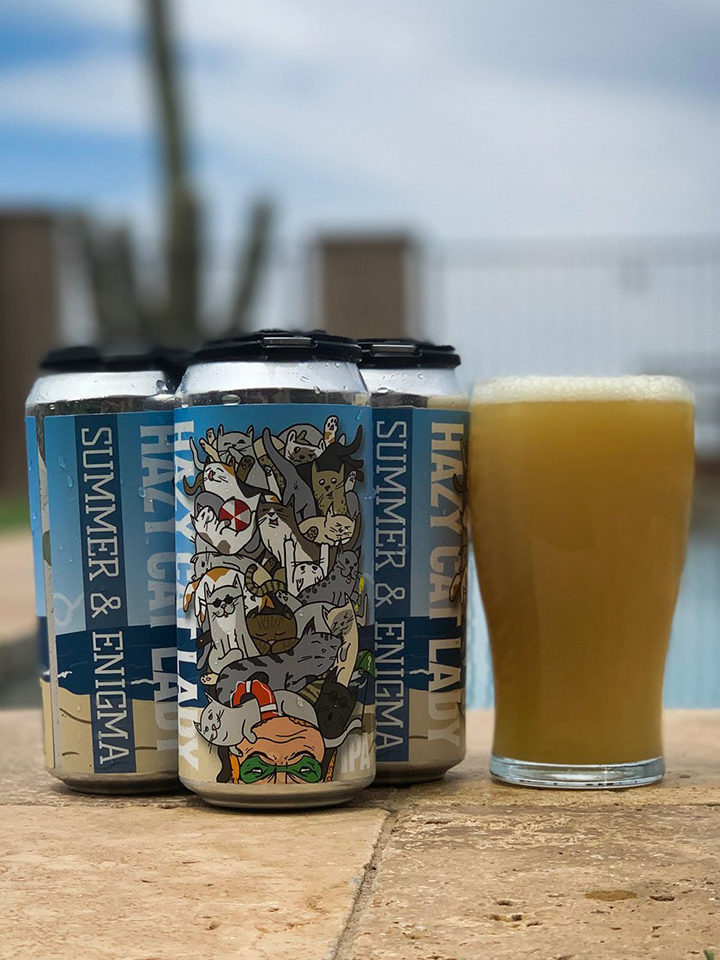 HAZY CAT LADY: SUMMER Hazy Cat Lady Series: IPA with Summer